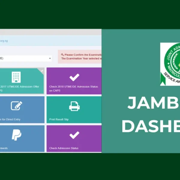 Monitor and verify your admission status using JAMB CAPS for…